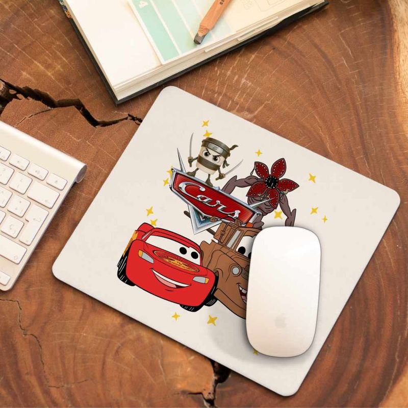 PC, gaming si accesorii - Periferice PC - Mousepad - Mousepad Cars Fulger Bucsa Mater Masini, 21x19cm - Infinity.ro