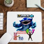 PC, gaming si accesorii - Periferice PC - Mousepad - Mousepad Roblox Fish it Huggy Wuggy Sea Monster Pescar, 21x19cm - Infinity.ro