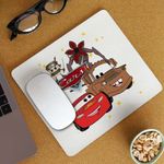 PC, gaming si accesorii - Periferice PC - Mousepad - Mousepad Cars Fulger Bucsa Mater Masini, 21x19cm - Infinity.ro