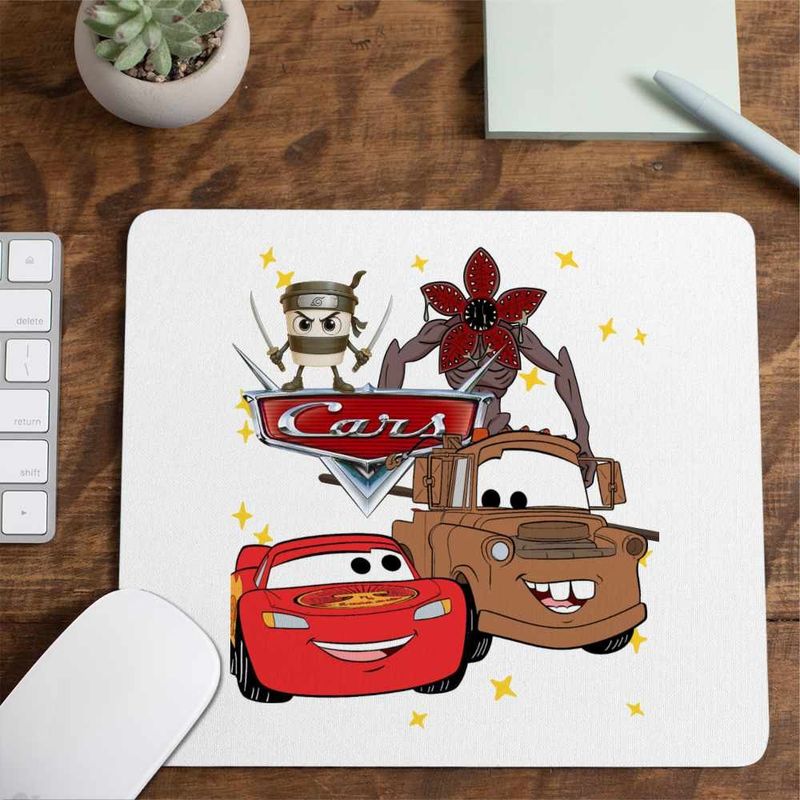 PC, gaming si accesorii - Periferice PC - Mousepad - Mousepad Cars Fulger Bucsa Mater Masini, 21x19cm - Infinity.ro