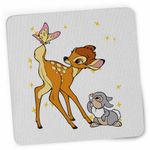 PC, gaming si accesorii - Periferice PC - Mousepad - Mousepad Bambi Fluturas Thumper Coada Iepure, 21x19cm - Infinity.ro