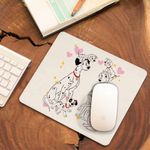 PC, gaming si accesorii - Periferice PC - Mousepad - Mousepad 101 Dalmatieni Pongo Perdita Familie Catelusi, 21x19cm - Infinity.ro