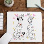 PC, gaming si accesorii - Periferice PC - Mousepad - Mousepad 101 Dalmatieni Pongo Perdita Familie Catelusi, 21x19cm - Infinity.ro