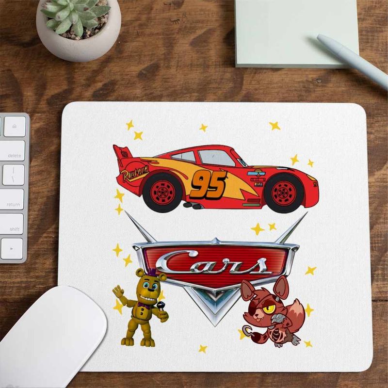 PC, gaming si accesorii - Periferice PC - Mousepad - Mousepad Cars Fulger Masini Aventuri, 21x19cm - Infinity.ro