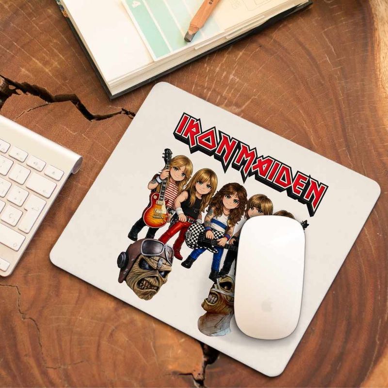 PC, gaming si accesorii - Periferice PC - Mousepad - Mousepad Iron Maiden Wasted Years, 21x19cm - Infinity.ro