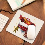 PC, gaming si accesorii - Periferice PC - Mousepad - Mousepad Cars Fulger Masini Aventuri, 21x19cm - Infinity.ro