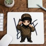 PC, gaming si accesorii - Periferice PC - Mousepad - Mousepad Yeat Chibi Trap Rage Music, 21x19cm - Infinity.ro