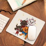 PC, gaming si accesorii - Periferice PC - Mousepad - Mousepad Pisicile Aristocrate Toulouse Motanel, 21x19cm - Infinity.ro