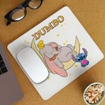 PC, gaming si accesorii - Periferice PC - Mousepad - Mousepad Dumbo Luna Somn Usor Elefant Circ, 21x19cm - Infinity.ro