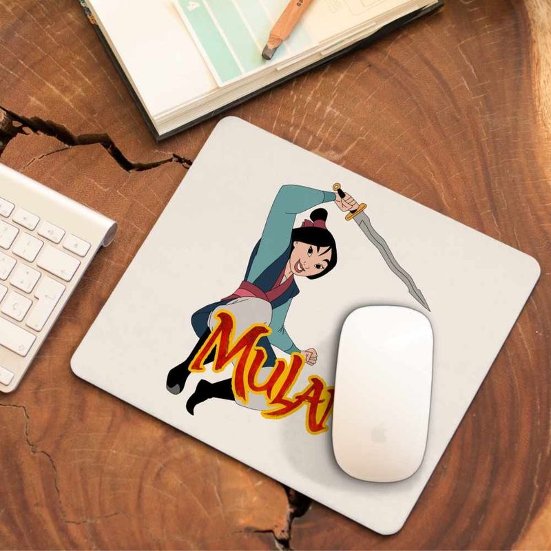 PC, gaming si accesorii - Periferice PC - Mousepad - Mousepad Mulan Sword Attack, 21x19cm - Infinity.ro