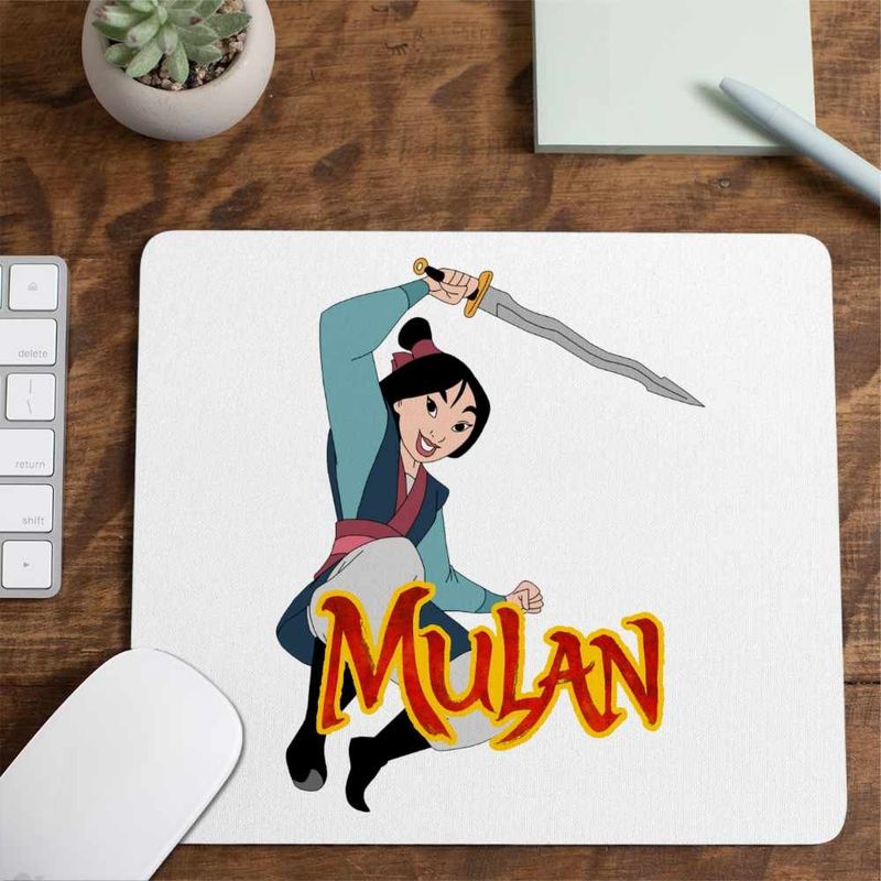 PC, gaming si accesorii - Periferice PC - Mousepad - Mousepad Mulan Sword Attack, 21x19cm - Infinity.ro
