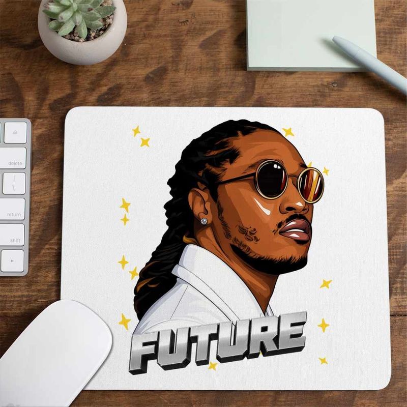 PC, gaming si accesorii - Periferice PC - Mousepad - Mousepad Future Rapper Trap Music, 21x19cm - Infinity.ro