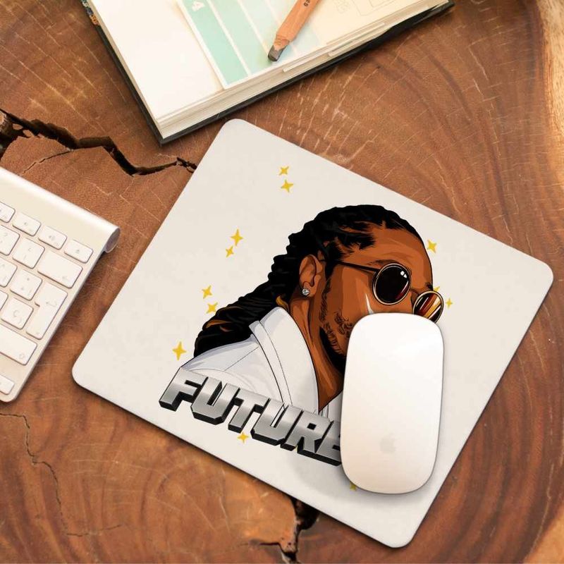 PC, gaming si accesorii - Periferice PC - Mousepad - Mousepad Future Rapper Trap Music, 21x19cm - Infinity.ro