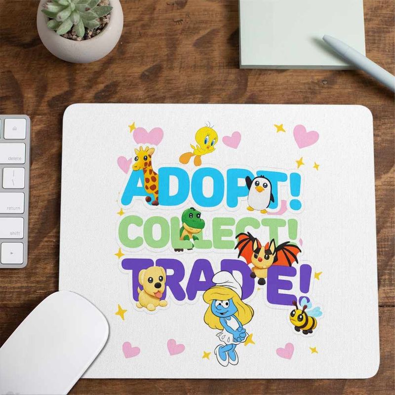 PC, gaming si accesorii - Periferice PC - Mousepad - Mousepad Adopt Me Roblox Game, 21x19cm - Infinity.ro