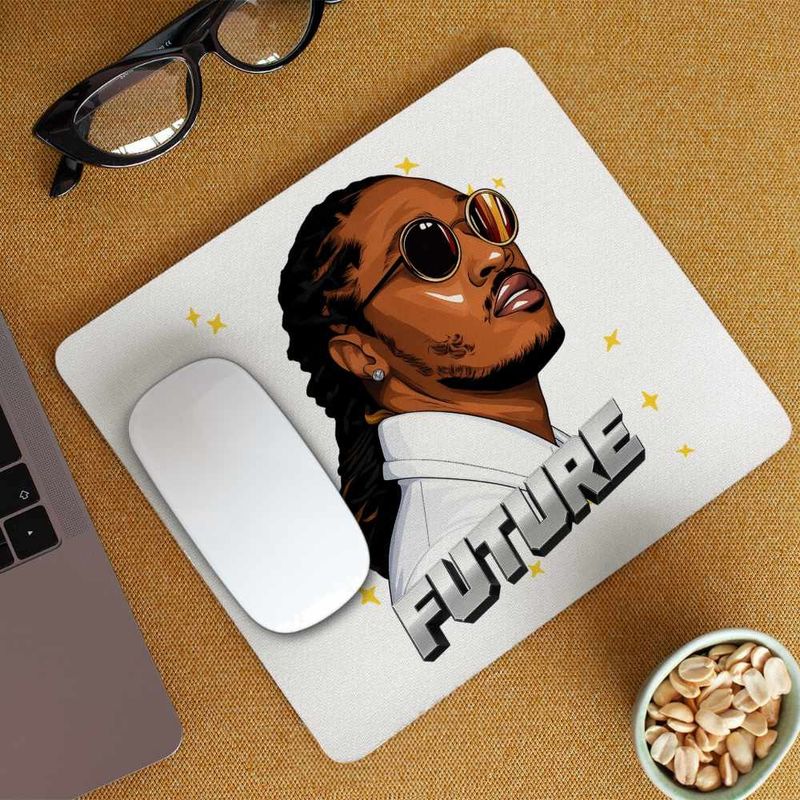 PC, gaming si accesorii - Periferice PC - Mousepad - Mousepad Future Rapper Trap Music, 21x19cm - Infinity.ro
