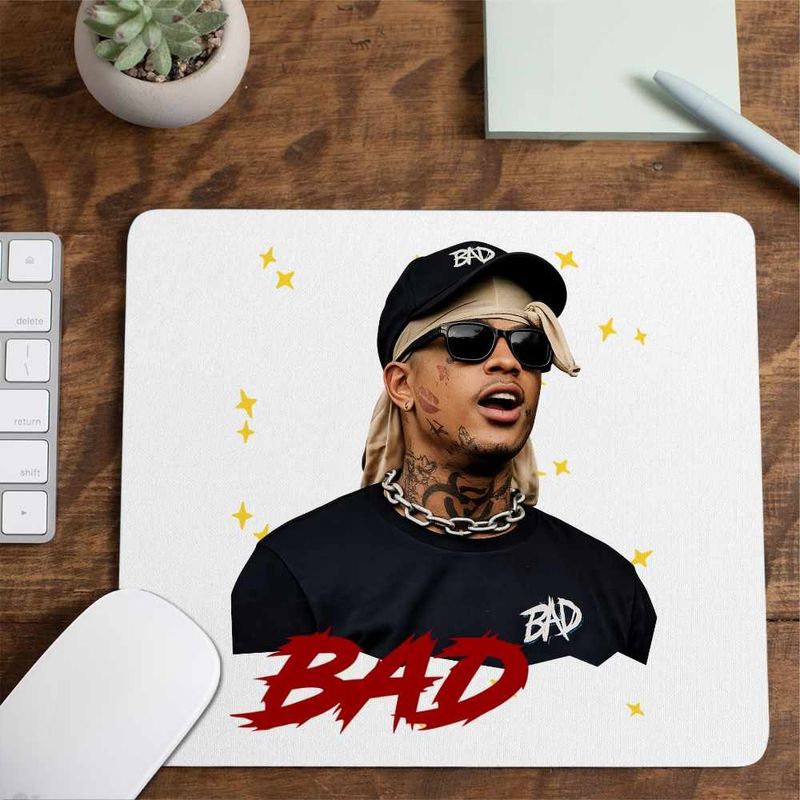 PC, gaming si accesorii - Periferice PC - Mousepad - Mousepad Ski Mask Step Back Rapper, 21x19cm - Infinity.ro