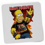 PC, gaming si accesorii - Periferice PC - Mousepad - Mousepad Iron Maiden Homer The Simpsons, 21x19cm - Infinity.ro