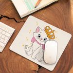 PC, gaming si accesorii - Periferice PC - Mousepad - Mousepad Pisicile Aristocrate Marie Printesa Regina Coroana, 21x19cm - Infinity.ro