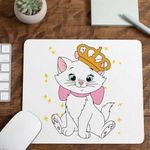 PC, gaming si accesorii - Periferice PC - Mousepad - Mousepad Pisicile Aristocrate Marie Printesa Regina Coroana, 21x19cm - Infinity.ro