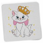 PC, gaming si accesorii - Periferice PC - Mousepad - Mousepad Pisicile Aristocrate Marie Printesa Regina Coroana, 21x19cm - Infinity.ro