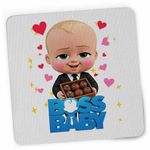 PC, gaming si accesorii - Periferice PC - Mousepad - Mousepad Boss Baby Ciocolata Valentines Day, 21x19cm - Infinity.ro