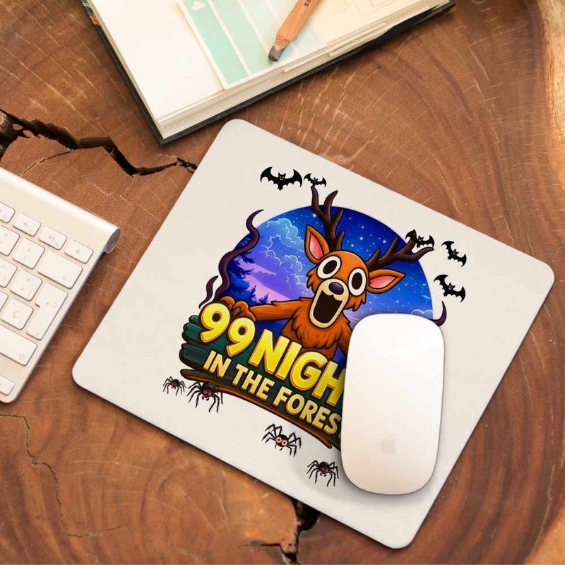 PC, gaming si accesorii - Periferice PC - Mousepad - Mousepad 99 Nights Padure Roblox, 21x19cm - Infinity.ro