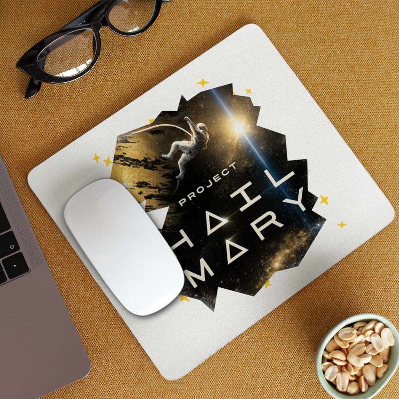 PC, gaming si accesorii - Periferice PC - Mousepad - Mousepad Project Hail Mary Spaceship Mission Tau Ceti, 21x19cm - Infinity.ro