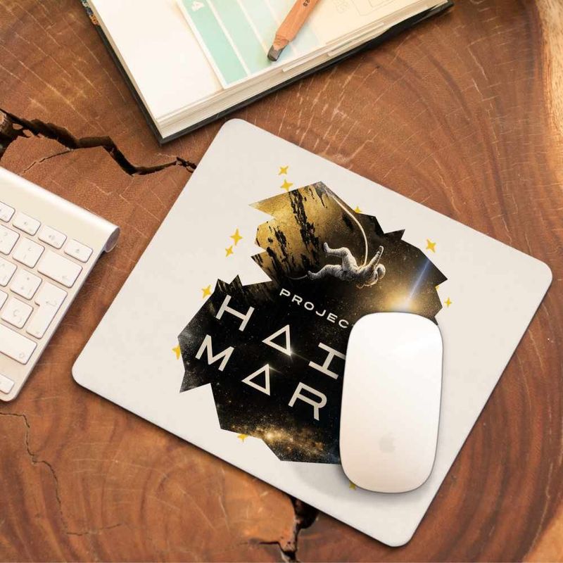 PC, gaming si accesorii - Periferice PC - Mousepad - Mousepad Project Hail Mary Spaceship Mission Tau Ceti, 21x19cm - Infinity.ro