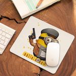 PC, gaming si accesorii - Periferice PC - Mousepad - Mousepad Minions Detective Noir Despicable, 21x19cm - Infinity.ro