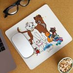 PC, gaming si accesorii - Periferice PC - Mousepad - Mousepad Pisicile Aristocrate Ducesa Familie, 21x19cm - Infinity.ro