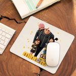 PC, gaming si accesorii - Periferice PC - Mousepad - Mousepad Despicable Me Family Minions, 21x19cm - Infinity.ro