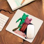 PC, gaming si accesorii - Periferice PC - Mousepad - Mousepad Piggy Dinopiggy Roblox Mimiblue, 21x19cm - Infinity.ro