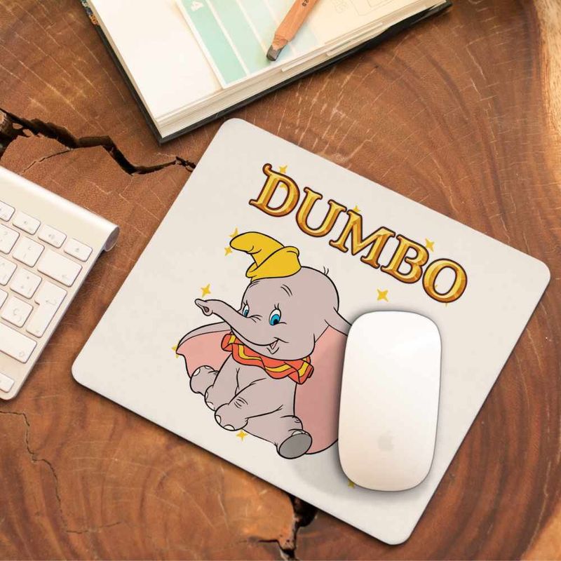 PC, gaming si accesorii - Periferice PC - Mousepad - Mousepad Dumbo Elefant Circ Zburator Urechi Mari, 21x19cm - Infinity.ro