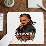 PC, gaming si accesorii - Periferice PC - Mousepad - Mousepad Playboi Carti RIP, 21x19cm - Infinity.ro