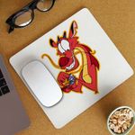 PC, gaming si accesorii - Periferice PC - Mousepad - Mousepad Mulan Mushu Crikee, 21x19cm - Infinity.ro