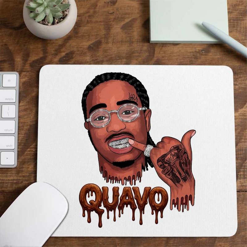 PC, gaming si accesorii - Periferice PC - Mousepad - Mousepad Quavo Lifestyle Hip Hop, 21x19cm - Infinity.ro