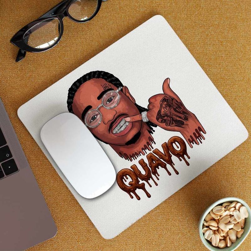 PC, gaming si accesorii - Periferice PC - Mousepad - Mousepad Quavo Lifestyle Hip Hop, 21x19cm - Infinity.ro
