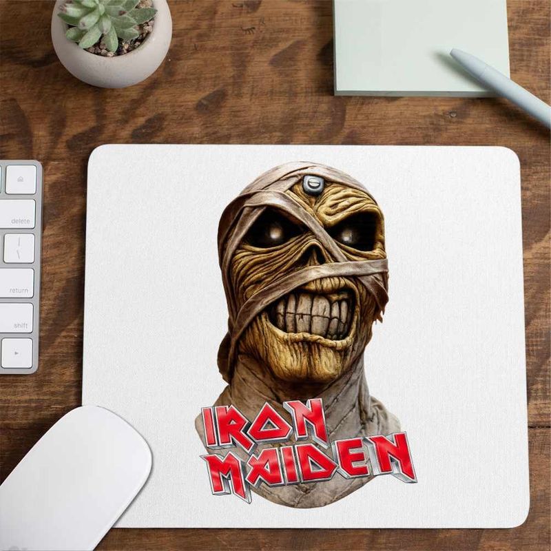 PC, gaming si accesorii - Periferice PC - Mousepad - Mousepad Iron Maiden Fear of the Dark, 21x19cm - Infinity.ro