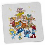 PC, gaming si accesorii - Periferice PC - Mousepad - Mousepad Cei 7 Pitici Alba ca Zapada, 21x19cm - Infinity.ro