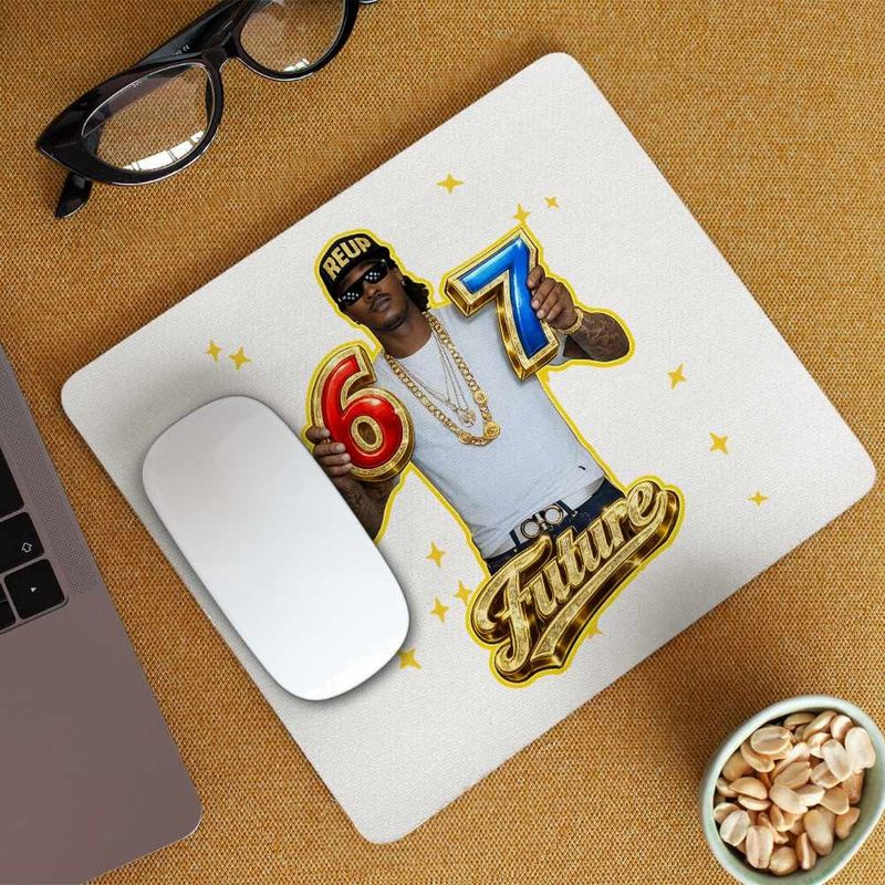 PC, gaming si accesorii - Periferice PC - Mousepad - Mousepad Future Six Seven 67 Rapper, 21x19cm - Infinity.ro