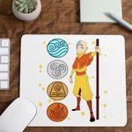 PC, gaming si accesorii - Periferice PC - Mousepad - Mousepad Avatar Airbender Cele 4 Elemente, 21x19cm - Infinity.ro
