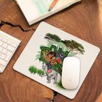 PC, gaming si accesorii - Periferice PC - Mousepad - Mousepad Cartea Junglei Mowgli, 21x19cm - Infinity.ro
