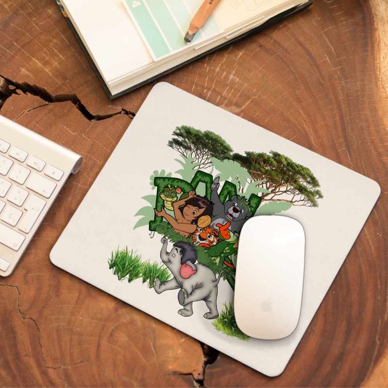 PC, gaming si accesorii - Periferice PC - Mousepad - Mousepad Cartea Junglei Mowgli, 21x19cm - Infinity.ro