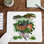 PC, gaming si accesorii - Periferice PC - Mousepad - Mousepad Cartea Junglei Mowgli, 21x19cm - Infinity.ro