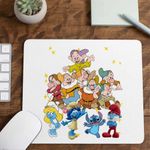 PC, gaming si accesorii - Periferice PC - Mousepad - Mousepad Cei 7 Pitici Alba ca Zapada, 21x19cm - Infinity.ro