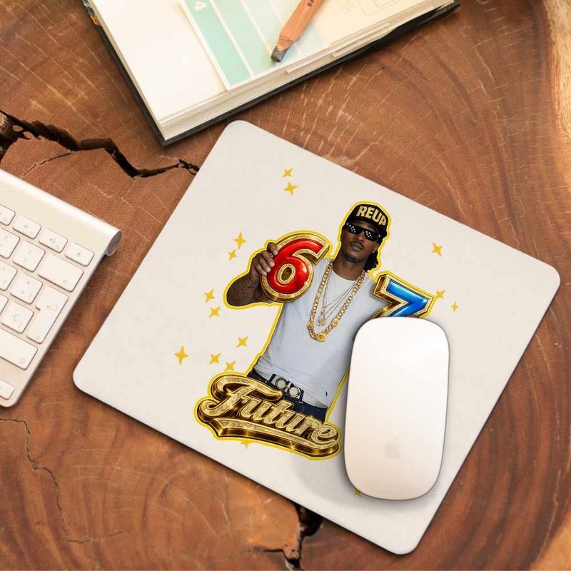 PC, gaming si accesorii - Periferice PC - Mousepad - Mousepad Future Six Seven 67 Rapper, 21x19cm - Infinity.ro