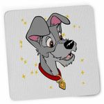 PC, gaming si accesorii - Periferice PC - Mousepad - Mousepad Doamna si Vagabondul Catel Metis, 21x19cm - Infinity.ro
