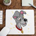 PC, gaming si accesorii - Periferice PC - Mousepad - Mousepad Doamna si Vagabondul Catel Metis, 21x19cm - Infinity.ro