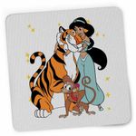 PC, gaming si accesorii - Periferice PC - Mousepad - Mousepad Aladdin Jasmine Abu Rajah Tigru Imperial, 21x19cm - Infinity.ro