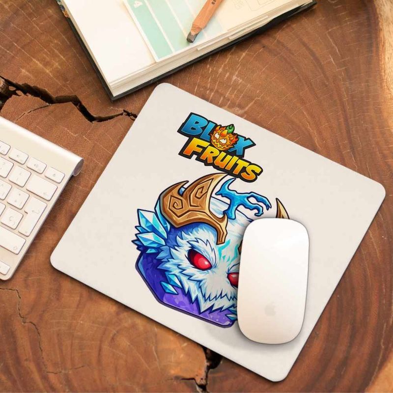 PC, gaming si accesorii - Periferice PC - Mousepad - Mousepad Blox Fruits Yeti Fruit Roblox Fructe, 21x19cm - Infinity.ro